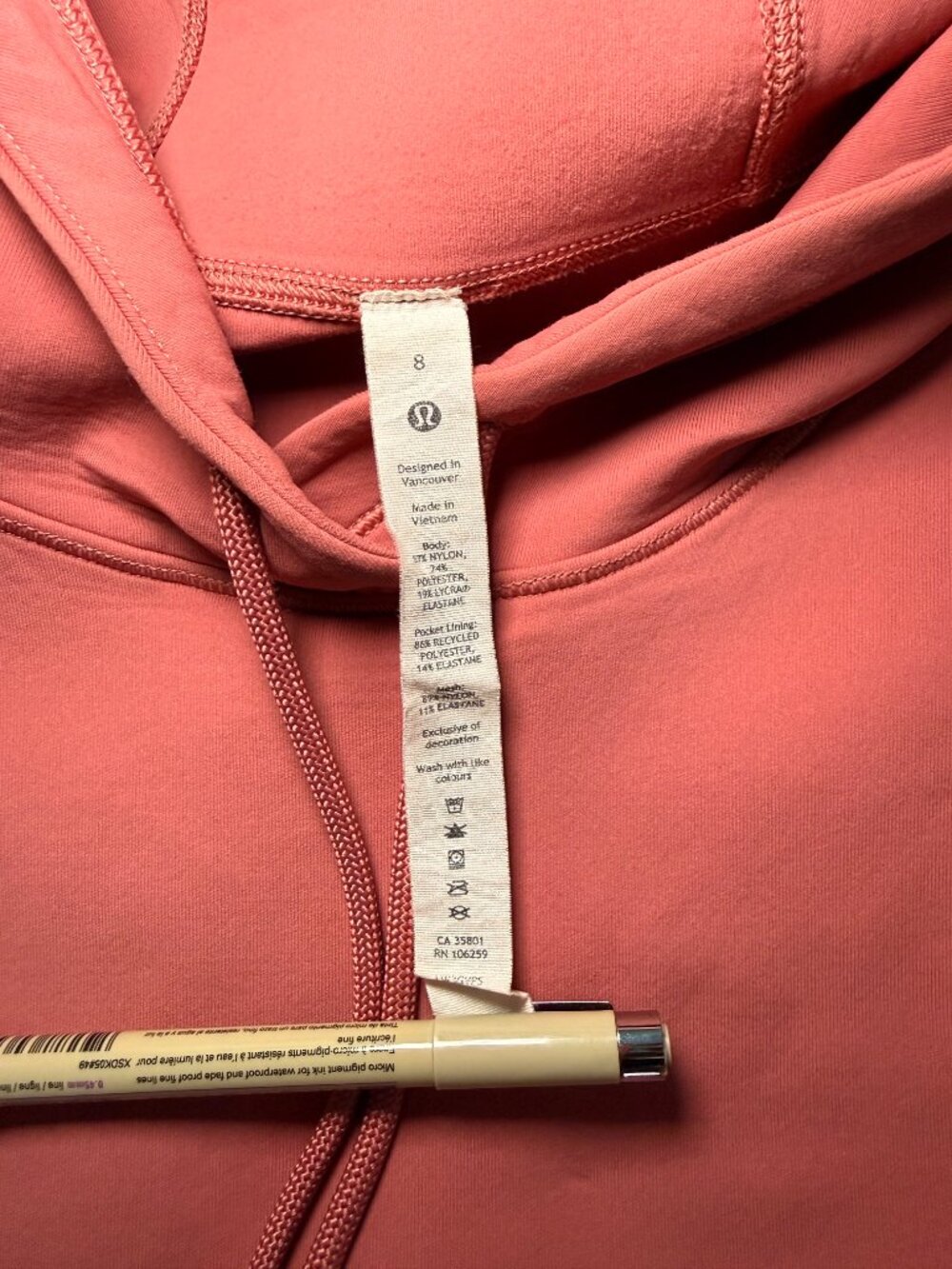 Lululemon Challenge Round Hoodie | Size 8 | Gray | Athleisure - Picture 4 of 5